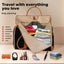 Slimbridge Garment Bags 2 in 1 Hanging Suit Convertible Travel Duffle Black Carousel 3