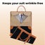 Slimbridge Garment Bags 2 in 1 Hanging Suit Convertible Travel Duffle Black Carousel 4