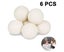 6 Pack Wool Dryer Balls,Anti Static, Baby Safe, No Lint and Reusable Carousel 1