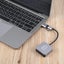 4-In-2 Usb + Usb-C 4 Port Hub Adapter Grey Carousel 5