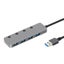 Usb 3.0 4-Port Type-C Aluminum Alloy Hub 120Cm Cable Carousel 2