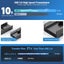 5-Port Usb3.0 Clamp Hub In Aluminum Alloy Black Carousel 3