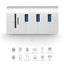 High Speed Usb 3.0 Splitter Hub Adapter White Carousel 2