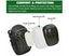 Anti-Slip Gel Knee Pads, Easy to Attach, with Double Strap and Adjustable Cli Carousel 4