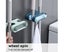 Mop Broom Holder,2pcs Wall Mounted Organizer Self Adhesive Storage Rack Hange Carousel 3