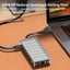 9-In-1 Multi-Function Type-C Hub Adapter Grey Carousel 6