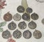 $1 reserve//Lot Of Vintage UK Brass Sports Medals Carousel 1