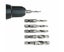 6PCS HSS Hex Shank Tap Drill Bits Metric Thread Screw Compound Tapping Set To Carousel 2