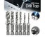 6PCS HSS Hex Shank Tap Drill Bits Metric Thread Screw Compound Tapping Set To Carousel 7