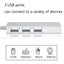 3-Port Usb 3.0 + Rj45 External Hub For Laptops Carousel 3