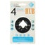 4-Port Usb 2.0 Hub With Anti-Dust Cup Carousel 4