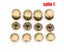 100pcs/Set Leather Rivets Double Cap Rivets with Fixing Tool Kit for Leather Carousel 2