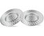 Strainer for kitchen bathroom sink, outer diameter 2.95 inches/7.5 cm (silver Carousel 1