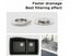 Strainer for kitchen bathroom sink, outer diameter 2.95 inches/7.5 cm (silver Carousel 5