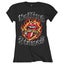 The Rolling Stones T Shirt Tattoo You Tongue Official Womens Black Skinny Fit Carousel 1
