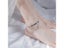 FOXANRY Silver Anklets For Women Simple Girl Trendy Elegant Sweet Leaves Tassel Carousel 6