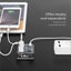 Transparent Usb 3.0 Desktop Hub + 100Cm Micro Usb Cable Carousel 6