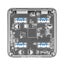 Transparent Usb 3.0 Desktop Hub + 100Cm Micro Usb Cable Carousel 7