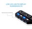 4-Port Usb 3.0 Hub With Individual Switches Black Carousel 6