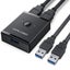 Usb3.0 Bidirectional Printer Splitter Black Carousel 1