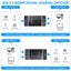 Usb3.0 Bidirectional Printer Splitter Black Carousel 6