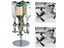 New Drink Liquor Dispenser Stand Drinks Spirits Party Bar Stainless Steel Wall Carousel 4
