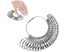 Ring Sizer - Finger Gauges Measuring Ring Tool 27 PCs Size 1-13Jewelry Finger Carousel 4