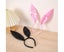 Satin rabbit ears headband in Stock head Buckle bunny hairpin Halloween rabbi Carousel 3