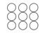 10PCS DVD Disk Drive Rubber Belts For Xbox 360 Stuck Disc Tray 25mm Carousel 6