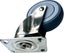 Castor Wheel 4"/100mm Swivel Plate/PU Tyre, Stainless Steel Frame and bearings Carousel 4