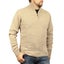 100% SHETLAND RAGG WOOL Half Zip Up Knit JUMPER Pullover Mens Sweater Knitted... Carousel 1