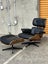 SPECTACULAR REPLICA EAMES LEATHER ARMCHAIR & OTTOMAN Carousel 1
