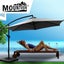 3m Outdoor Umbrella Cantilever Base Stand Cover Garden Patio Beach Umbrellas Carousel 7