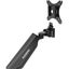 FlexiSpot 17"-36" Single Gas Spring Monitor Stand - Aluminum Arm - Black- Swivel Carousel 6
