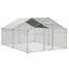 Pawz 400X300x194cm Large Metal Walk In Chicken Coop Cage Spacious And Secure Hom Carousel 3