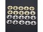 10pcs Round Photo Frame Hooks Hanging Picture Oil Painting Mirror Zinc Alloy Carousel 6