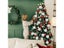 3pcs 8cm White Christmas Ball Christmas Tree Hanging Pendant Flower Foam Snow Carousel 7