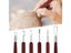 1/6/10pcs DIY Pottery Clay Tools Wooden Handle Pottery Carving Tool For Pottery Carousel 3