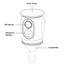 Solar Bird Animal Repellent Ultrasonic Pest Rat Repeller Carousel 8