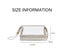 Clear Makeup Cosmetic Bag Organizer, Quart Size Travel Bag for Toiletries, Ca Carousel 2