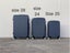 DARK BLUE 20" Luggage 360 Spanner 4 Wheels ABS Hard-case Travel Cabin Suitcase Carousel 4