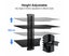 Glass Floating Shelves,TV Wall Mount with Shelf for DVD Player/PS4/Cable Boxe Carousel 4