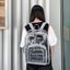 PVC Transparent Backpack Water-Resistant Clear Bookbag for Boys and Girls Gra Carousel 3