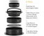 Stuffed Burger Press Hamburger Patty Molds Maker Sliders Kitchen BBQ Cookery Carousel 5