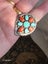 $1 Huge Navajo Zuni Turquoise & Red Coral Sterling Silver Ring 14.68gm Carousel 8