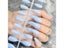 Baby Blue Stiletto False Nails Jelly Blue Oval Sharp End Fake Nails Tips Carousel 3