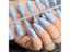 Baby Blue Stiletto False Nails Jelly Blue Oval Sharp End Fake Nails Tips Carousel 6
