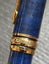 Montblanc Meisterstück Ballpoint Pen – Blue Marbled Resin with Gold Trim Carousel 8
