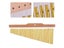 36 Bar Chimes Gold Aluminum Alloy Wooden Bar Percussion Musical Instrument Toys Carousel 3