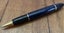Montblanc Meisterstück Ballpoint Pen – Blue Marbled Resin with Gold Trim Carousel 12